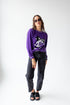 K-State Wicks Woven Striped Detail Sweater